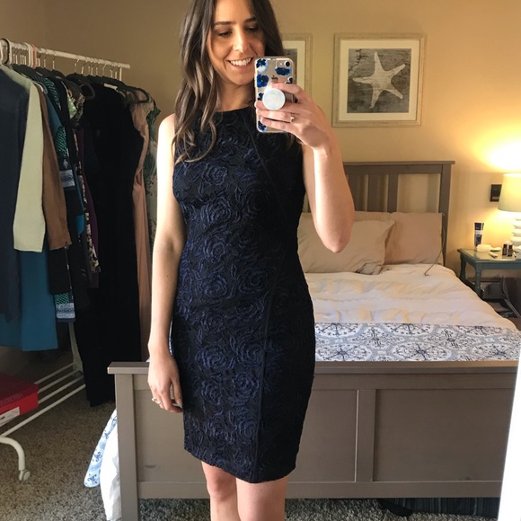 Ann Taylor Dresses & Skirts - {Ann Taylor} lace overlay bodycon dress